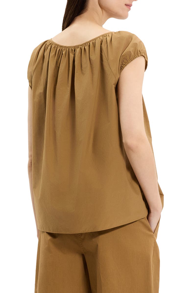 Theory Easy Tie Woven Shirt, Alternate, color, Bronze