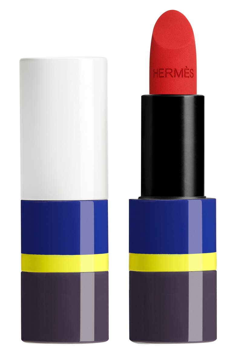 Rouge Hermès - Refillable Matte Lipstick in Rouge Cinetique (Limited Edition), Main, color, 47 ROUGE CINETIQUE