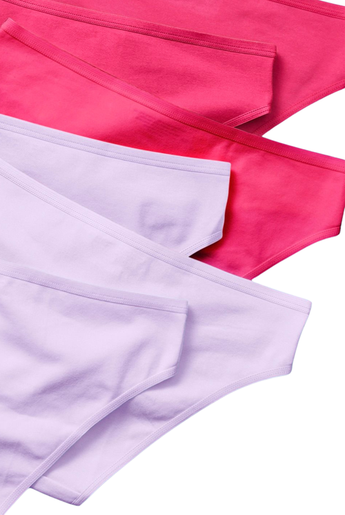 Yellowberry Simple Pima Cotton Underwear 6pk In Wildflower