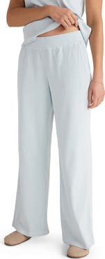 Haven Well Within Organic Cotton Rib Knit Wide Leg Pants