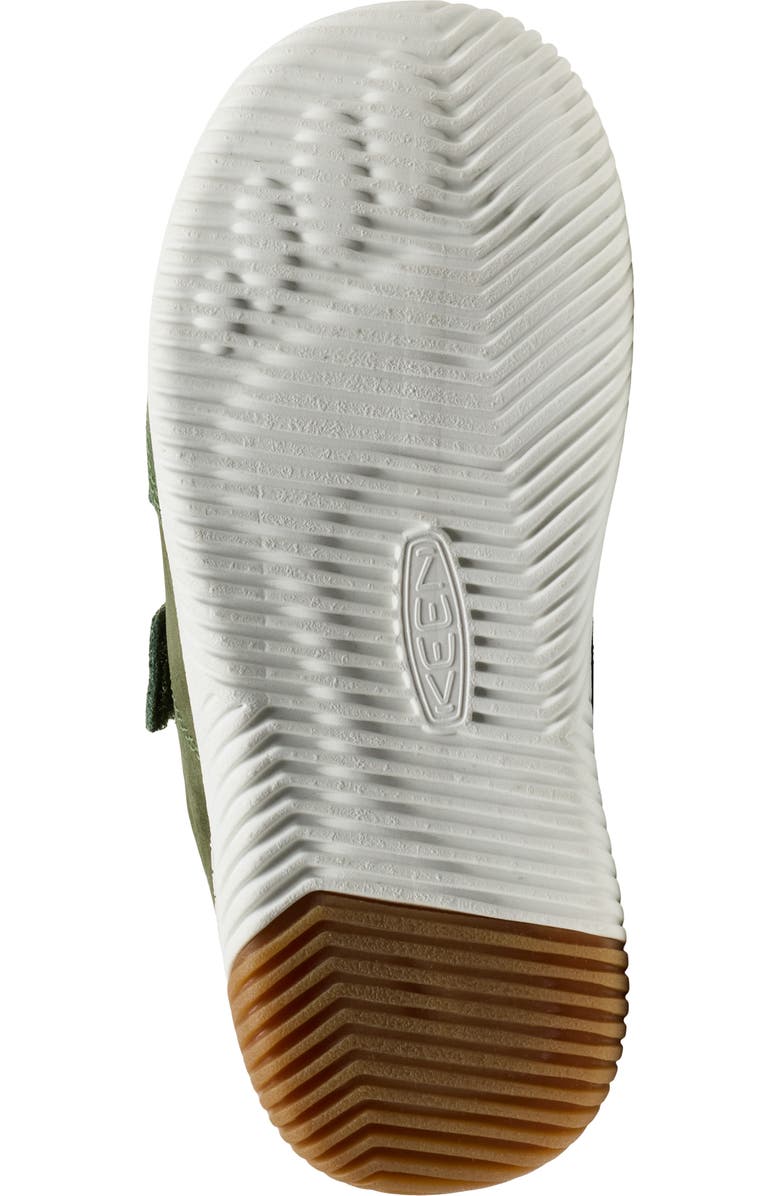 KEEN Kids' KNX Sneaker, Alternate, color, Bronze Green/ Star White