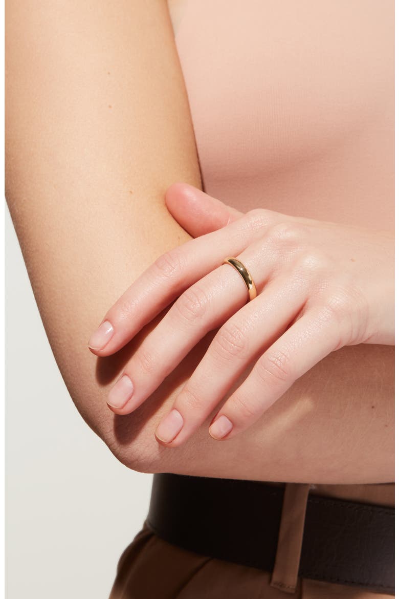 Gold Band Ring - Everly, Alternate, color, Gold