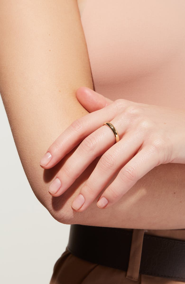 Ana Luisa Gold Band Ring - Everly, Alternate, color, Gold