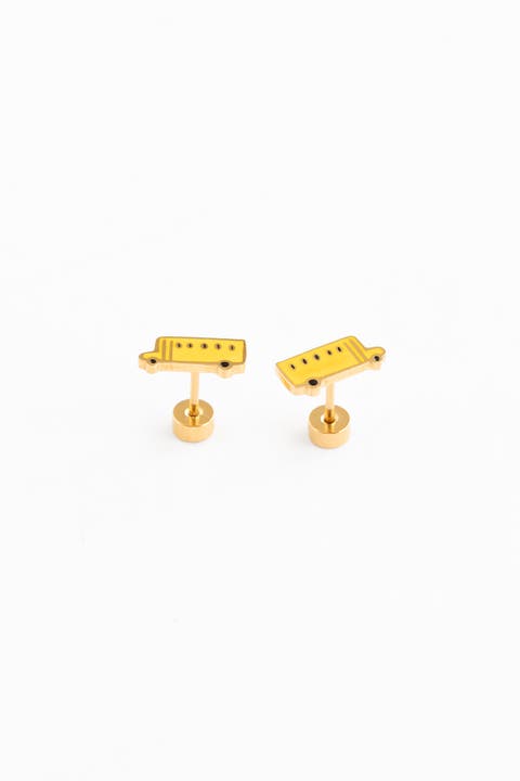 School Bus Stud Earrings