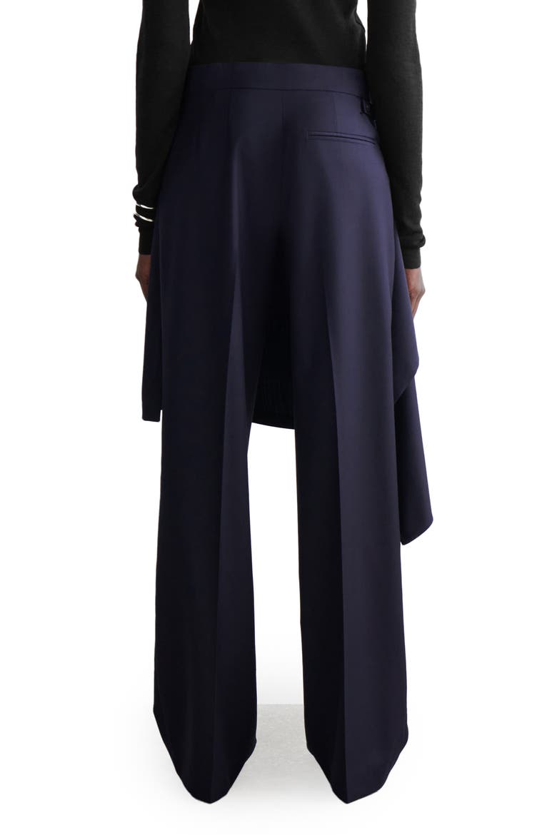 Ink Wool Skirt Pants, Alternate, color, BLUE DARK
