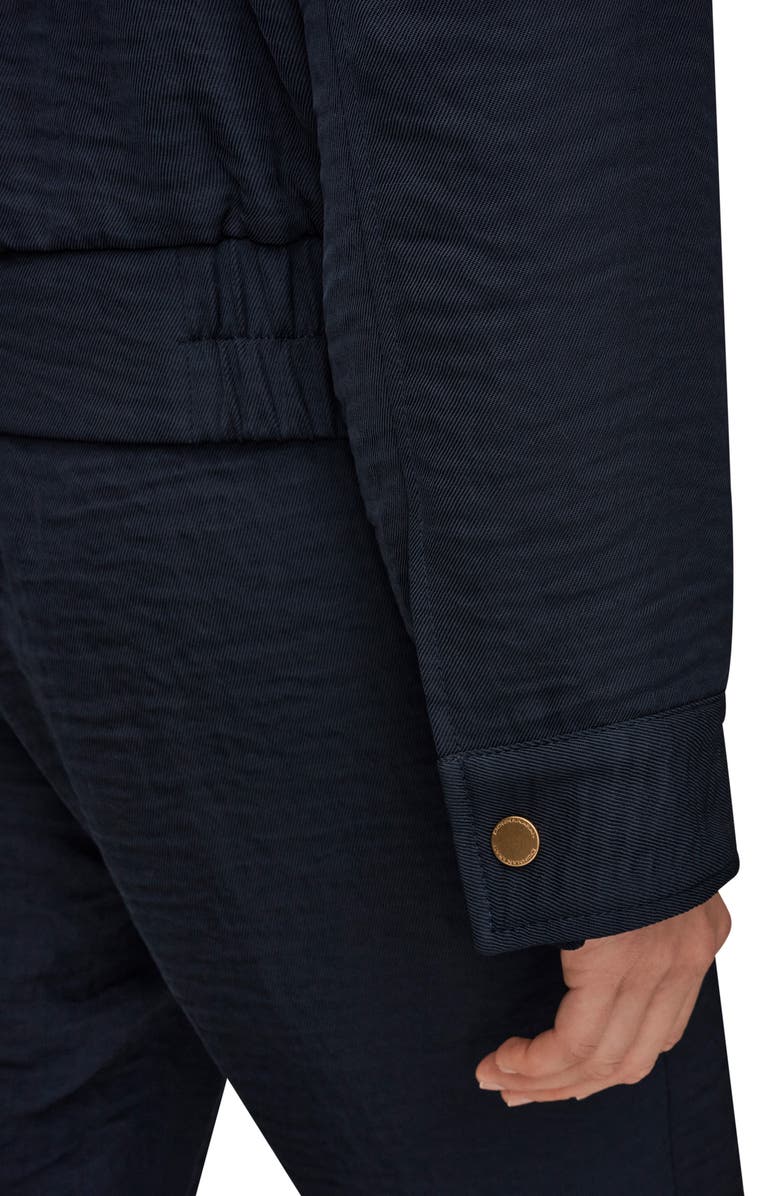 Donna Karan New York Ripple Zip Jacket, Alternate, color, Nightfall