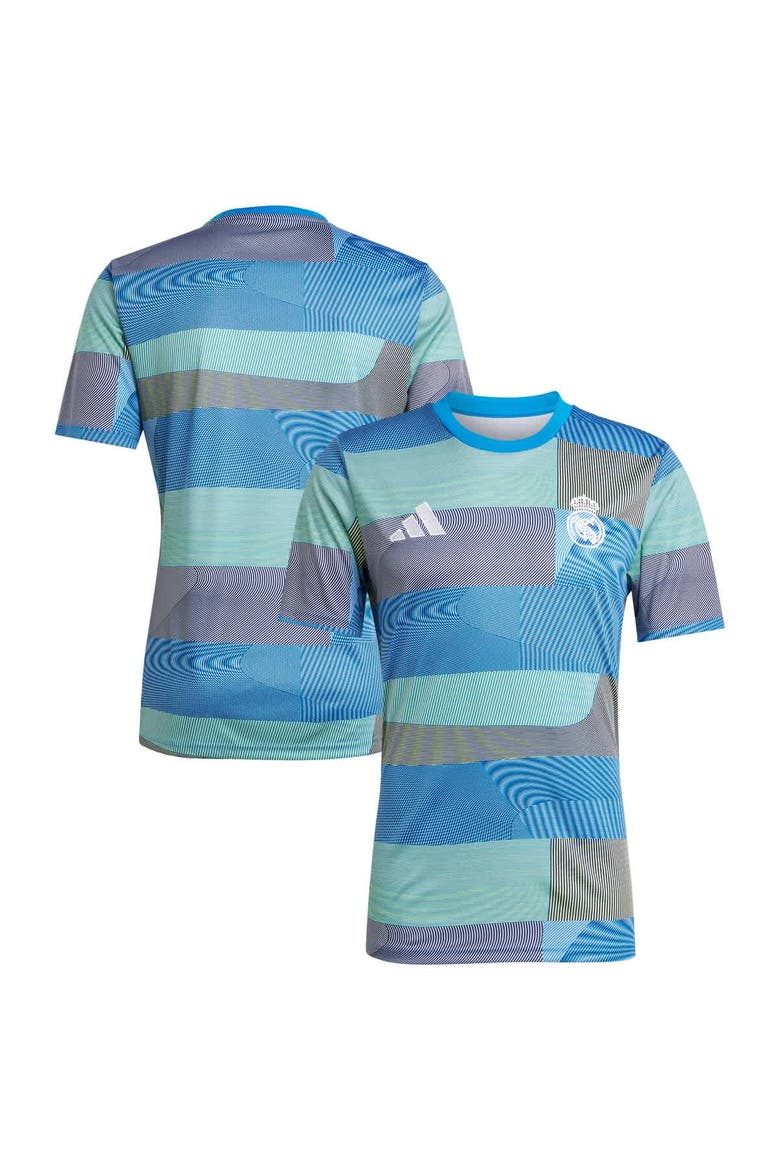 Men's adidas Blue Real Madrid 2025/26 AEROREADY Pre-Match Top, Main, color, Blue