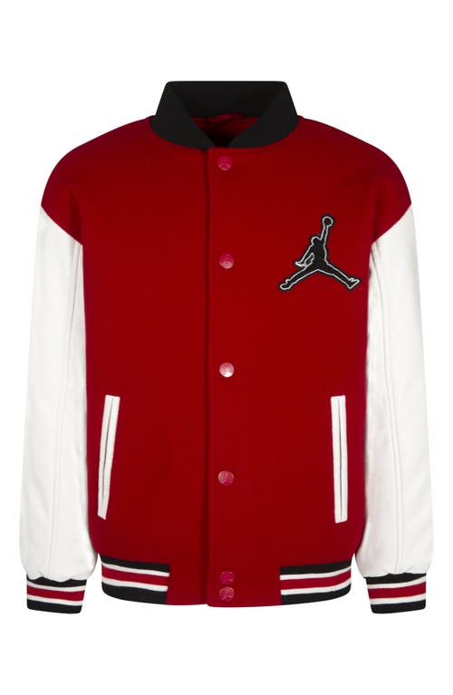 Jordan Kids' Varsity Letter Jacket In Multi