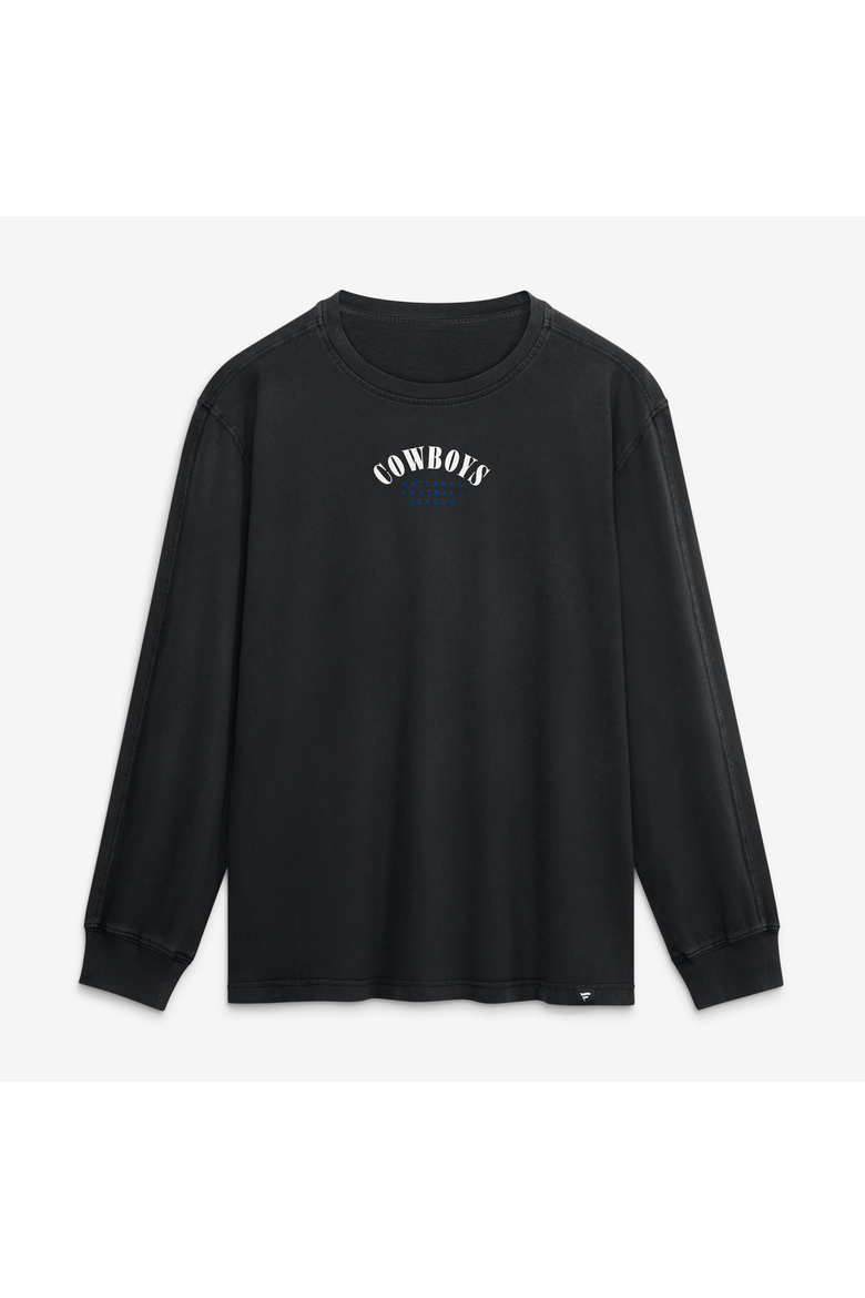 Men's Fanatics Black Dallas Cowboys Relaxed Fullback Drive Long Sleeve Fashion Top, Alternate, color, Black