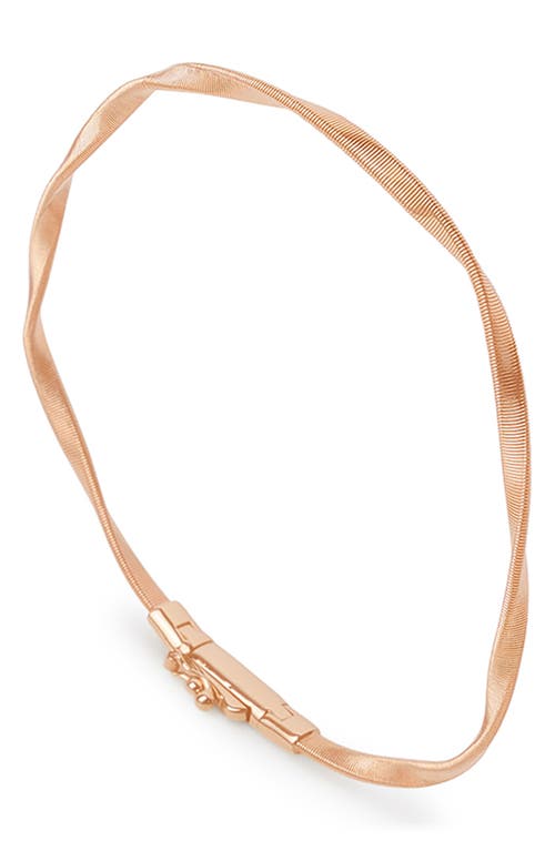 Marco Bicego Marrakech 18k Gold Twisted Coil Bracelet In Gold