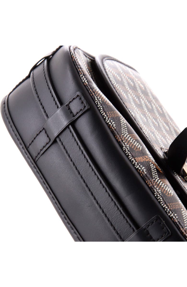 Pre-Owned Goyard Belvedere II Messenger Bag Coated Canvas PM, Alternate, color, Black