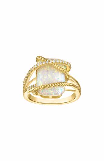 Lab Created Opal Statement Ring