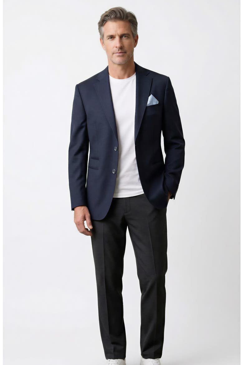 Two-Button Sport Coat, Alternate, color, NAVY
