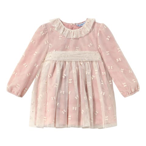 Embroidered Tulle Dress