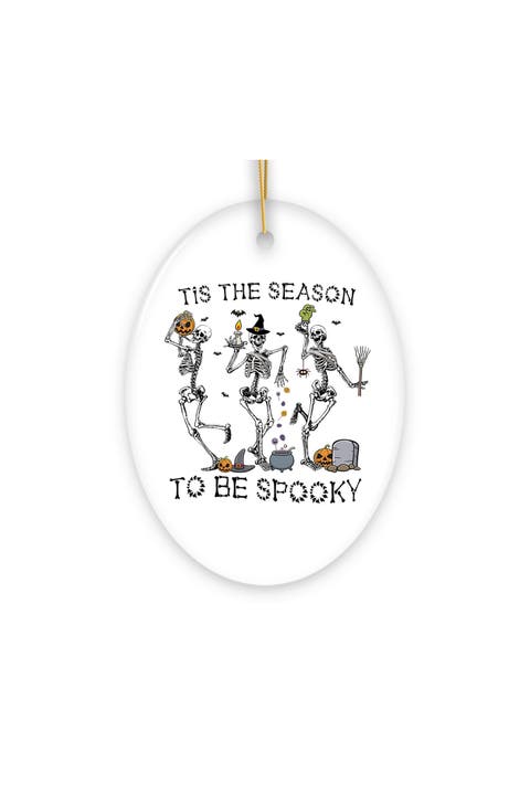 Dancing Skeletons Tis The Season To Be Spooky Ornament