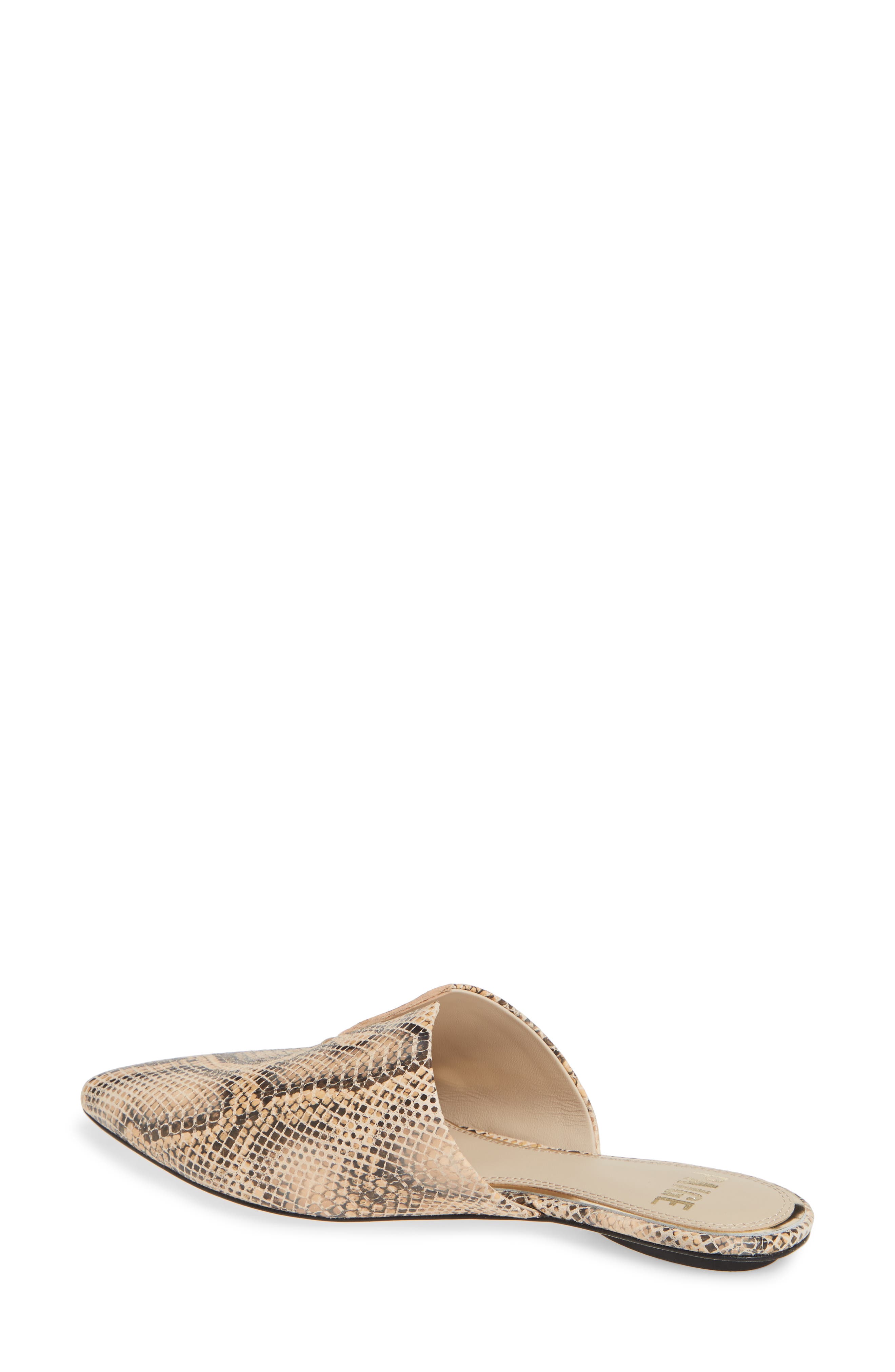 PAIGE Alia Studded Pointed Toe Mule, Alternate, color, Butter Multi