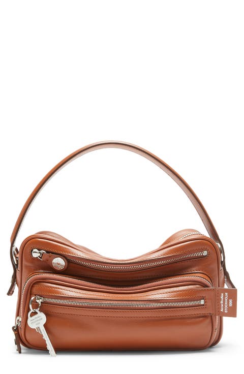 Small Camero Leather Shoulder Bag