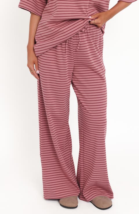 Wilda Stripe Knit Drawstring Pants
