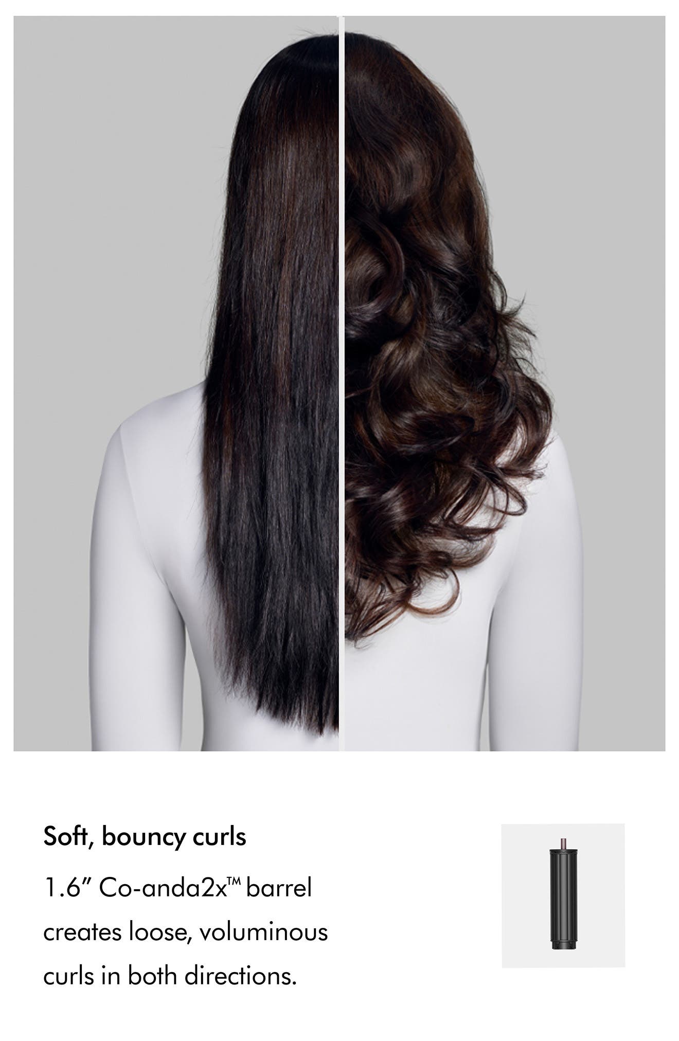 Стайлер-выпрямитель Dyson Airwrap Co-anda2x, керамик розовый и розовое золото — фото 7
