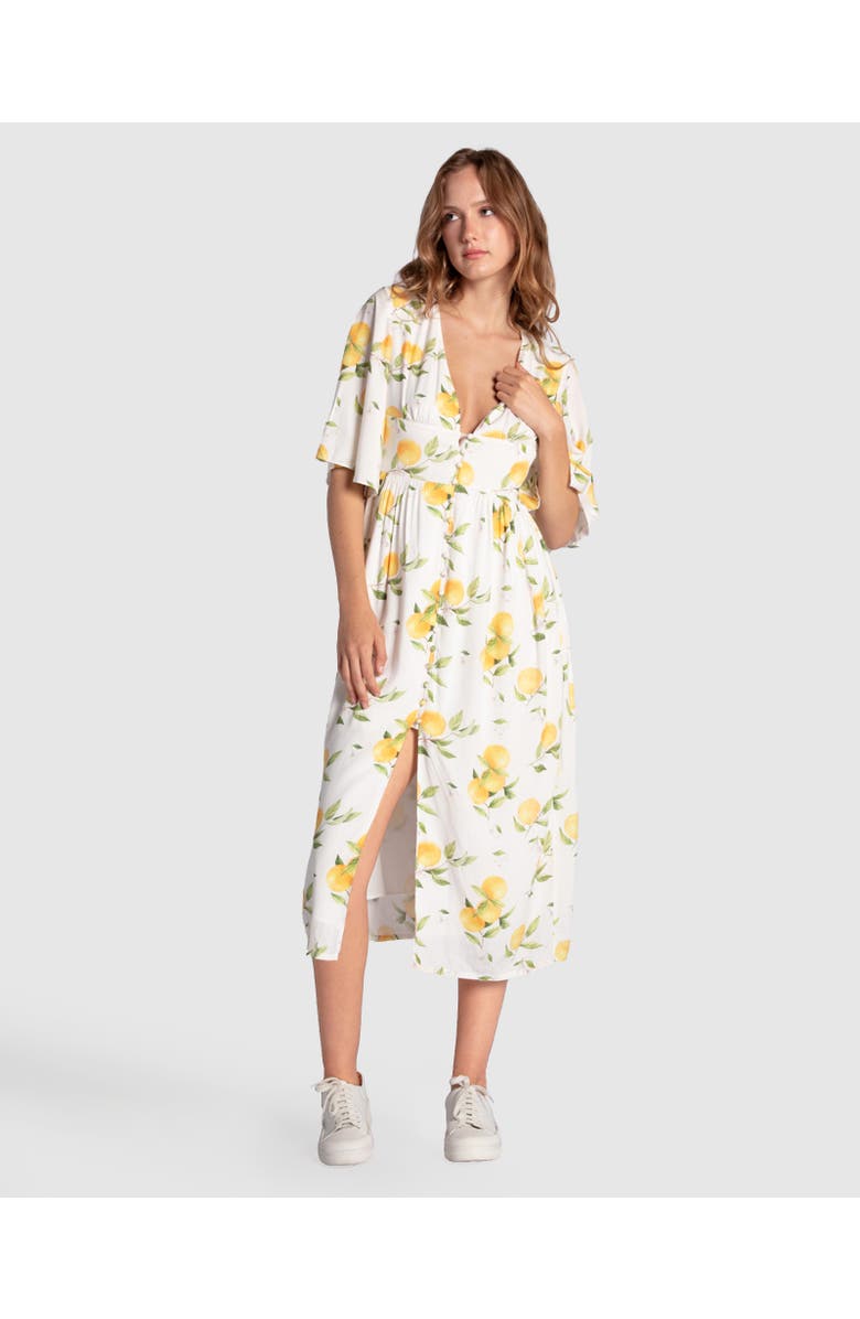 Belle & Bloom Love Button Up Dress, Alternate, color, Orchard