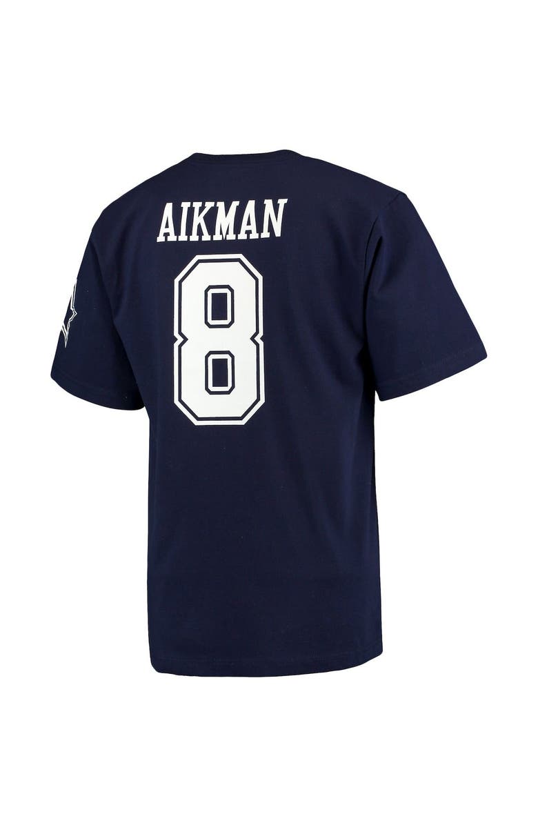 NFL Men's Troy Aikman Navy Dallas Cowboys Big & Tall Retired Player Name & Number T-Shirt, Alternate, color, 