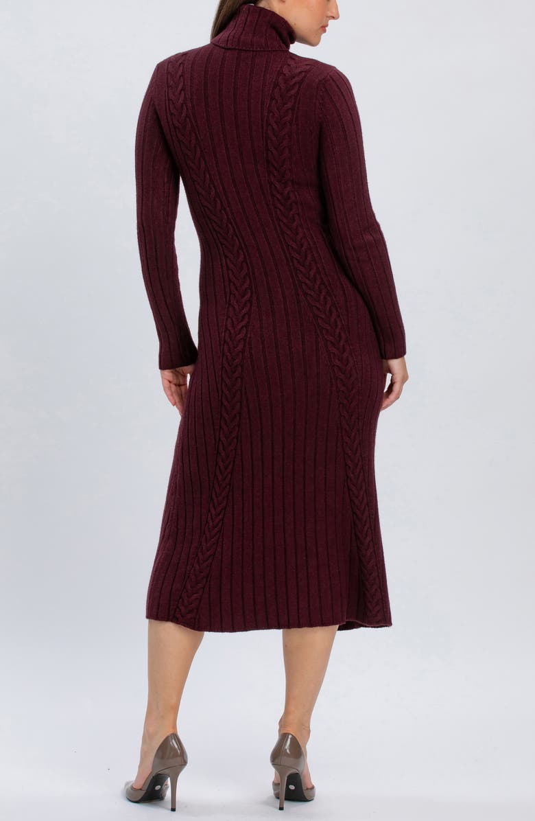 PIETRO BRUNELLI MATERNITY Perla Maternity Sweater Dress, Alternate, color, Cherry Lacquer