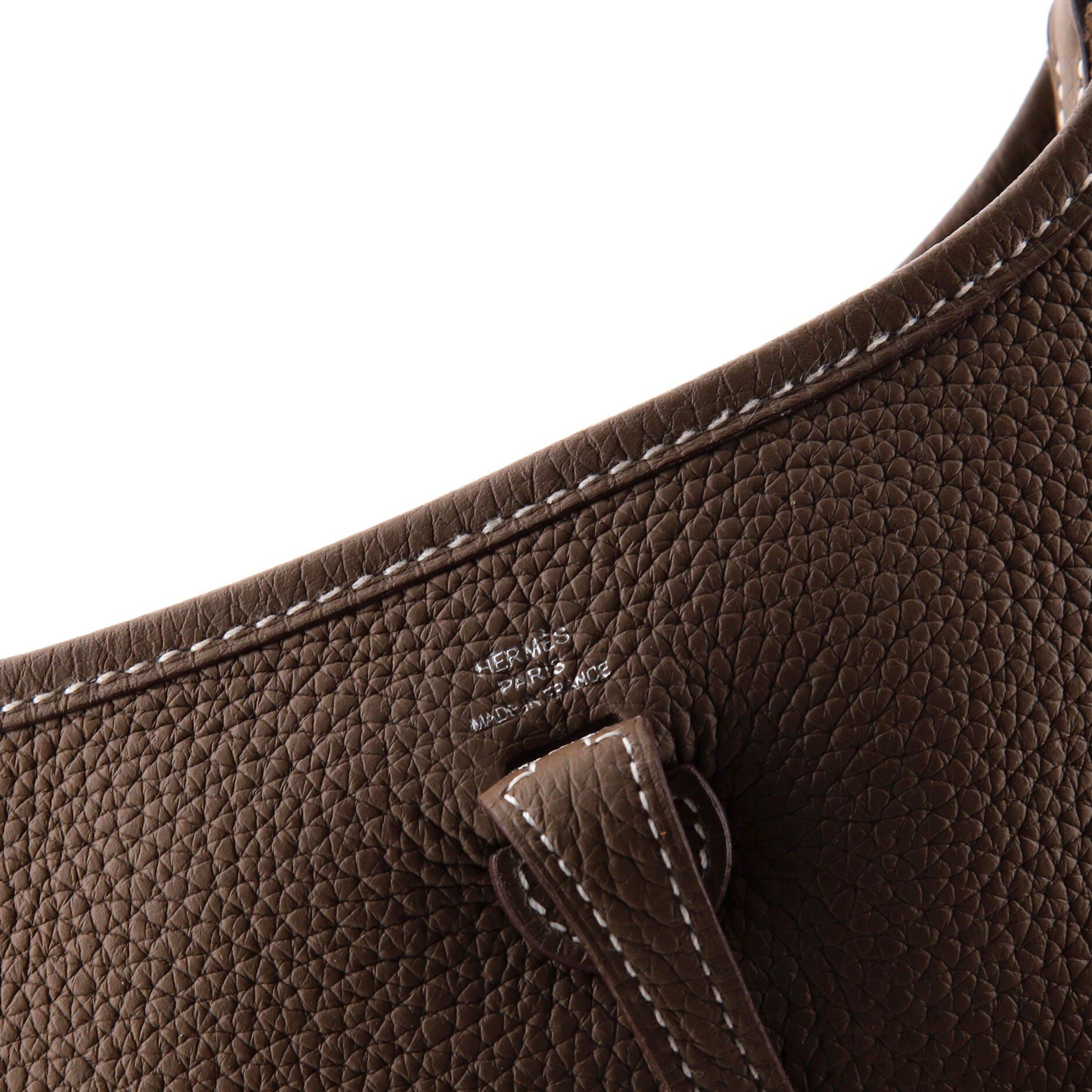 Pre-Owned Hermes Evelyne Bag Gen III Clemence TPM, Alternate, color, Etoupe
