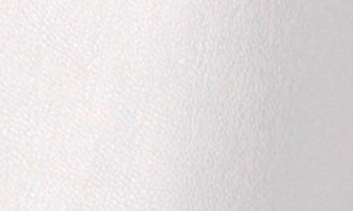 Vince Camuto Faux Leather A-line Skirt In Silver