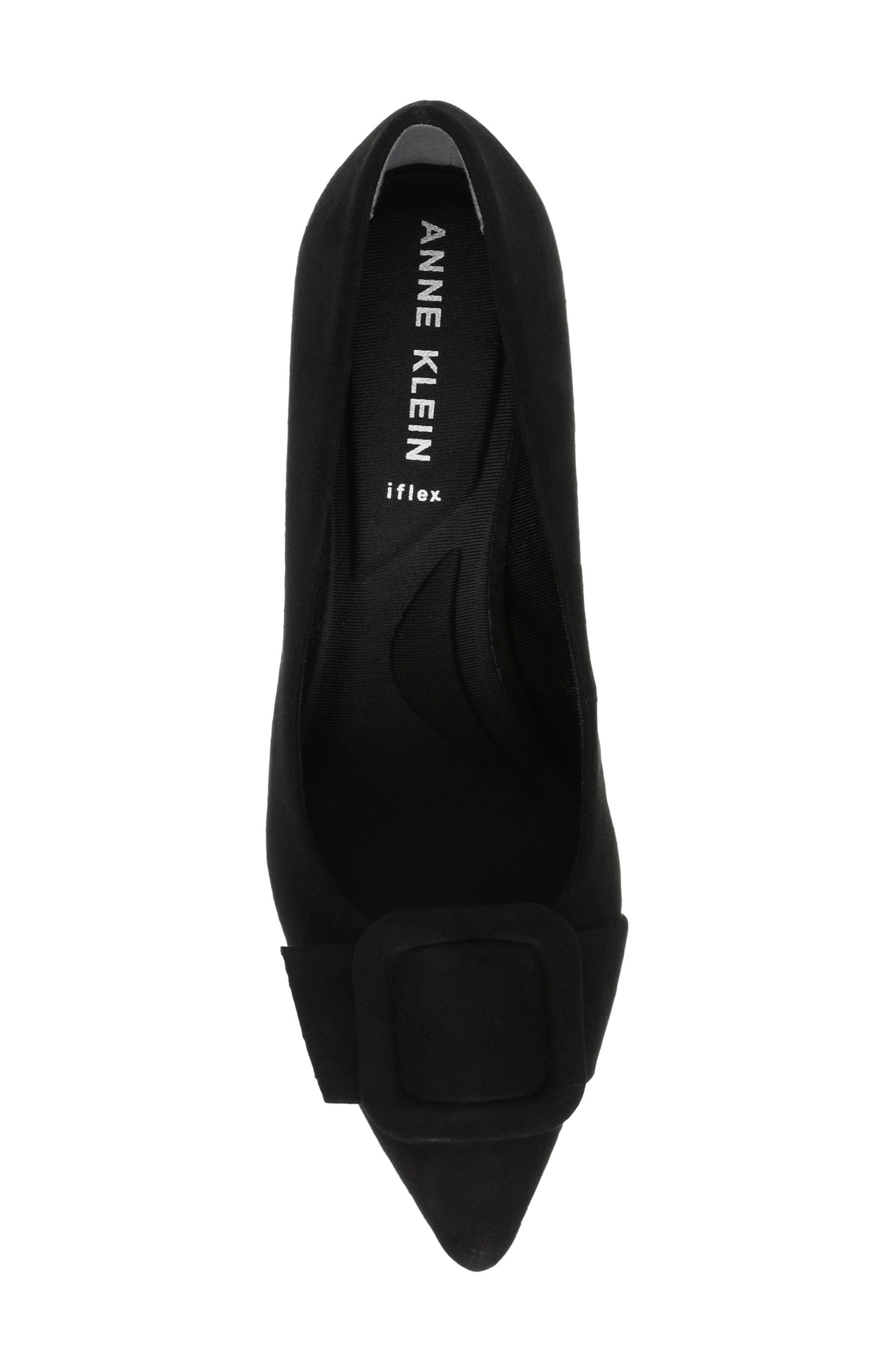 Anne Klein Bentley Buckle Pump, Alternate, color, Black