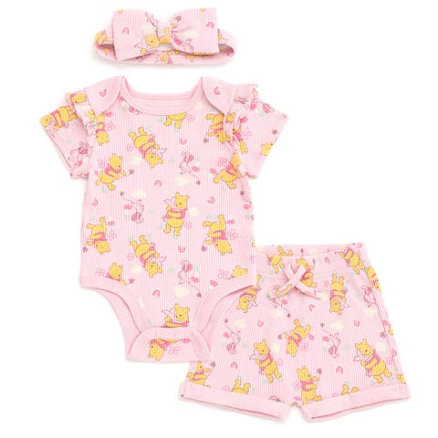 Bodysuit Shorts & Headband Set