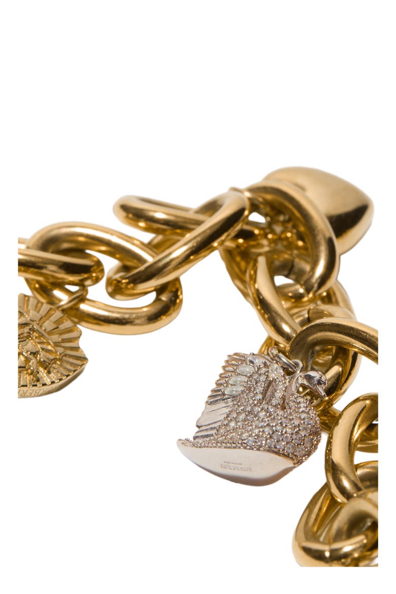 Charm Necklace, Alternate, color, Gold/multicolour