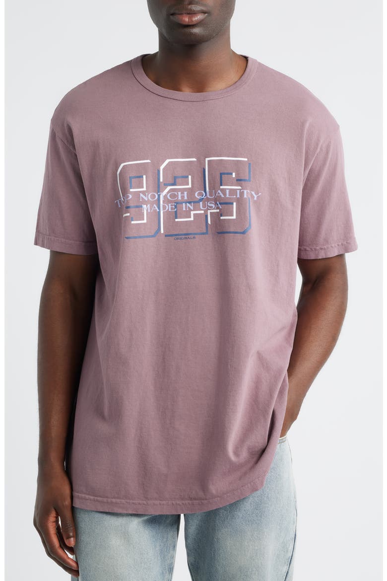 Imprint Cotton Graphic T-Shirt, Main, color, MAUVE