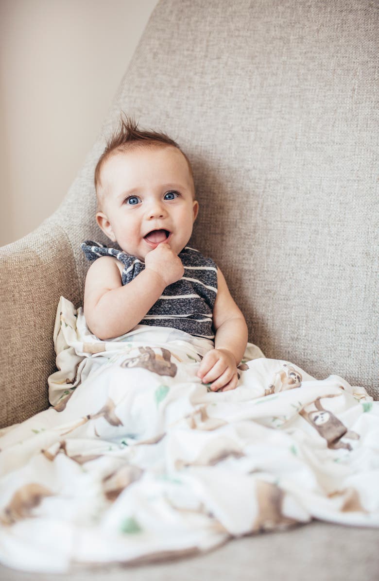 Copper Pearl Swaddle Blanket, Alternate, color, Noah