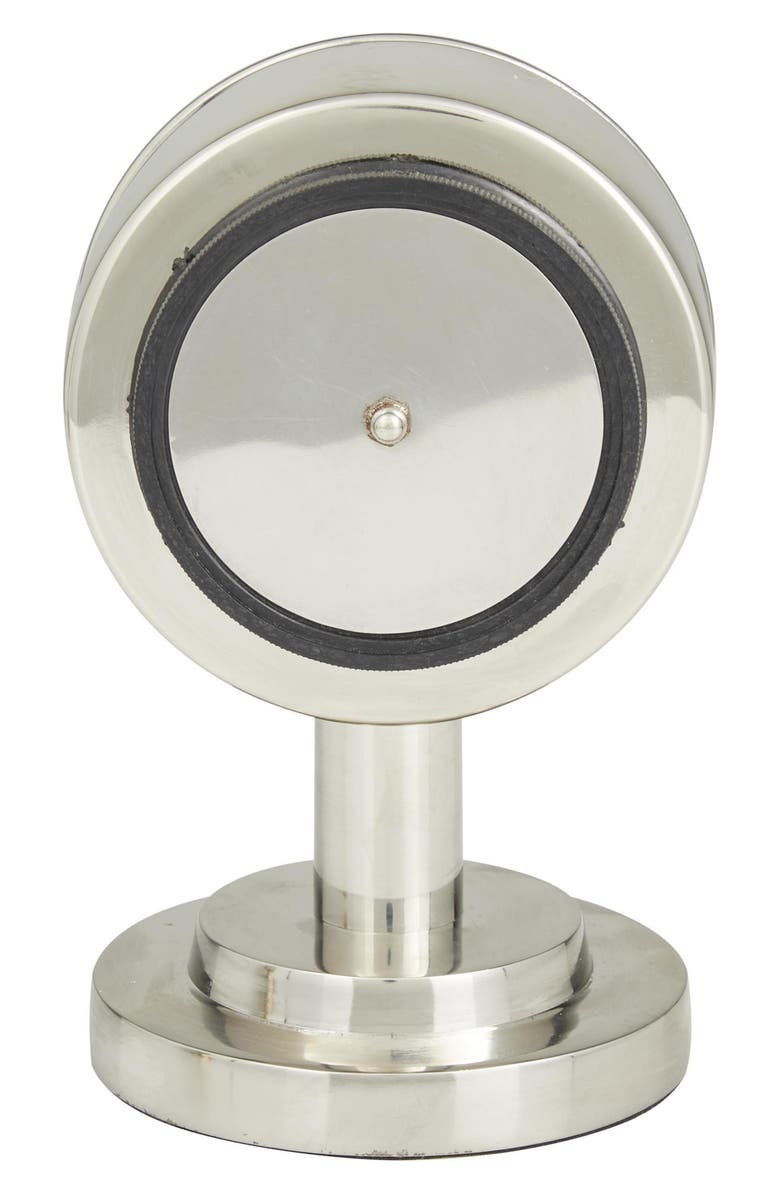 VIVIAN LUNE HOME Modern Stainless Steel Clock, Alternate, color,