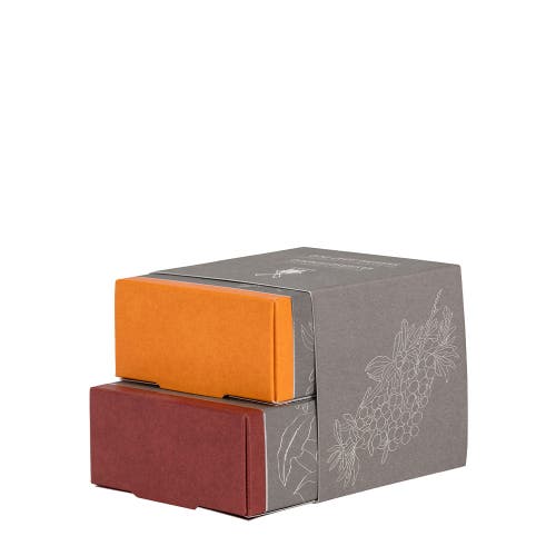 Mühle Shave Care Shaving Soap Duo Of Sandalwood And Sea Buckthorn In White