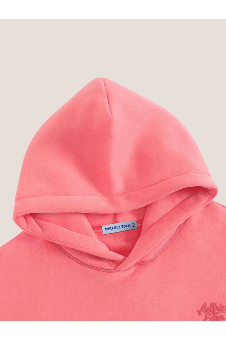 Cloud Essential Fleece Pullover Hoodie Super Baggy Set, Alternate, color, Pink