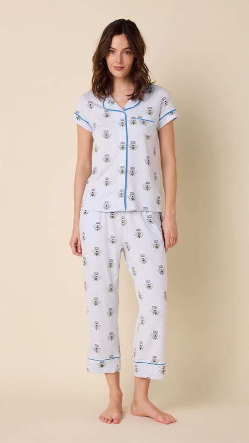 The Cat's Pajamas Pima Knit Capri Pajama Set