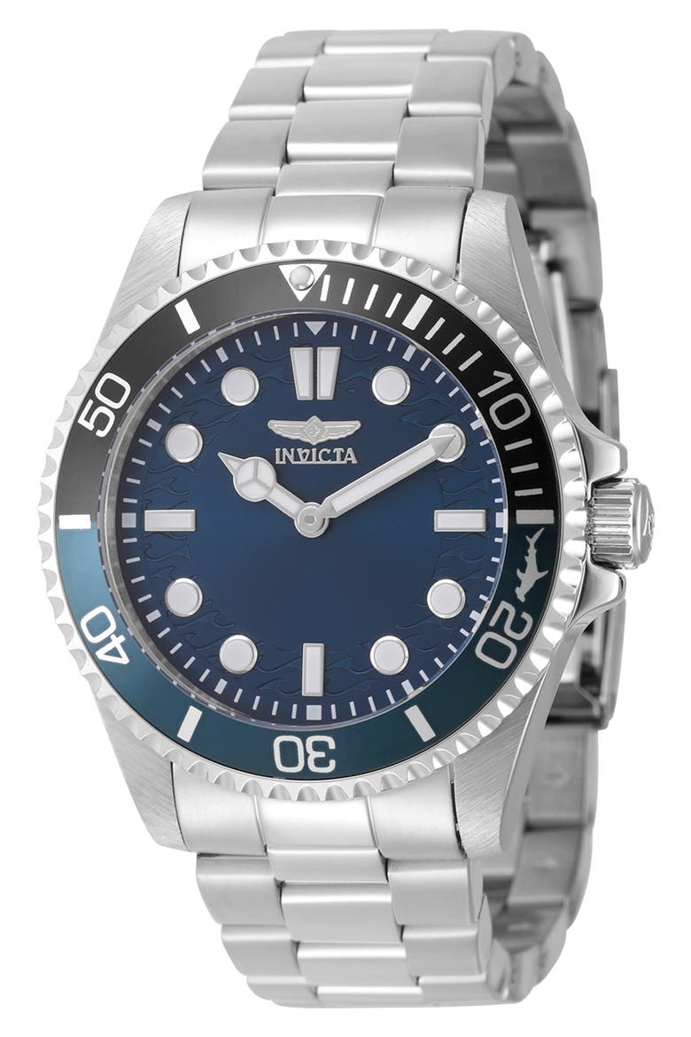 Pro Diver Bracelet Watch, 43mm, Main, color, BLUE
