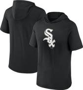 FANATICS Men's Fanatics Branded Black Chicago White Sox Short Sleeve Hoodie T-Shirt