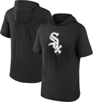 FANATICS Men's Fanatics Branded Black Chicago White Sox Short Sleeve Hoodie T-Shirt