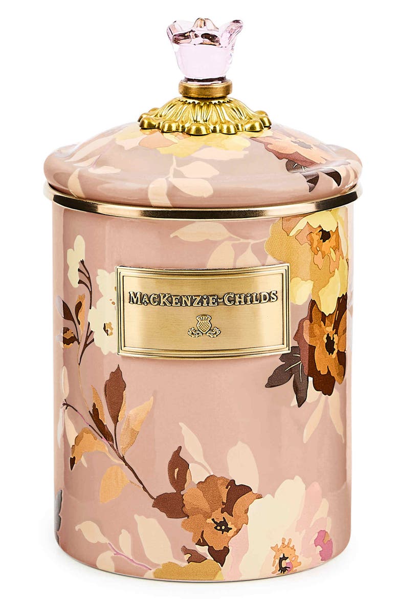 Wild Rose Mauve Medium Canister, Main, color, MAUVE