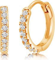 Chanteur Kids' Pavé Crystal Hoop Earrings
