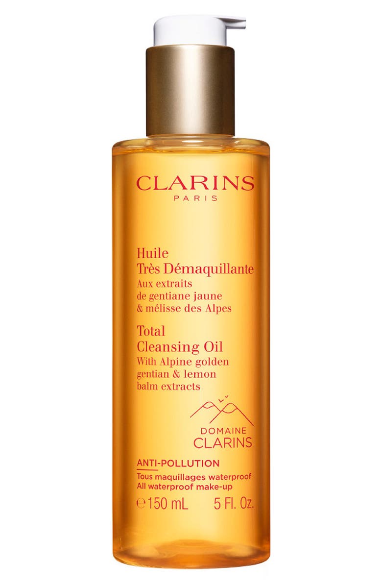 Clarins Total Cleansing Oil & Makeup Remover, Main, color, 