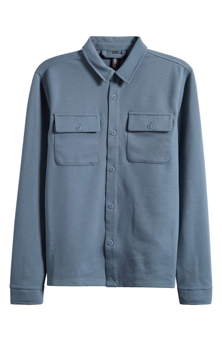 Vuori Waffle Shirt Jacket, Alternate, color, Abyss