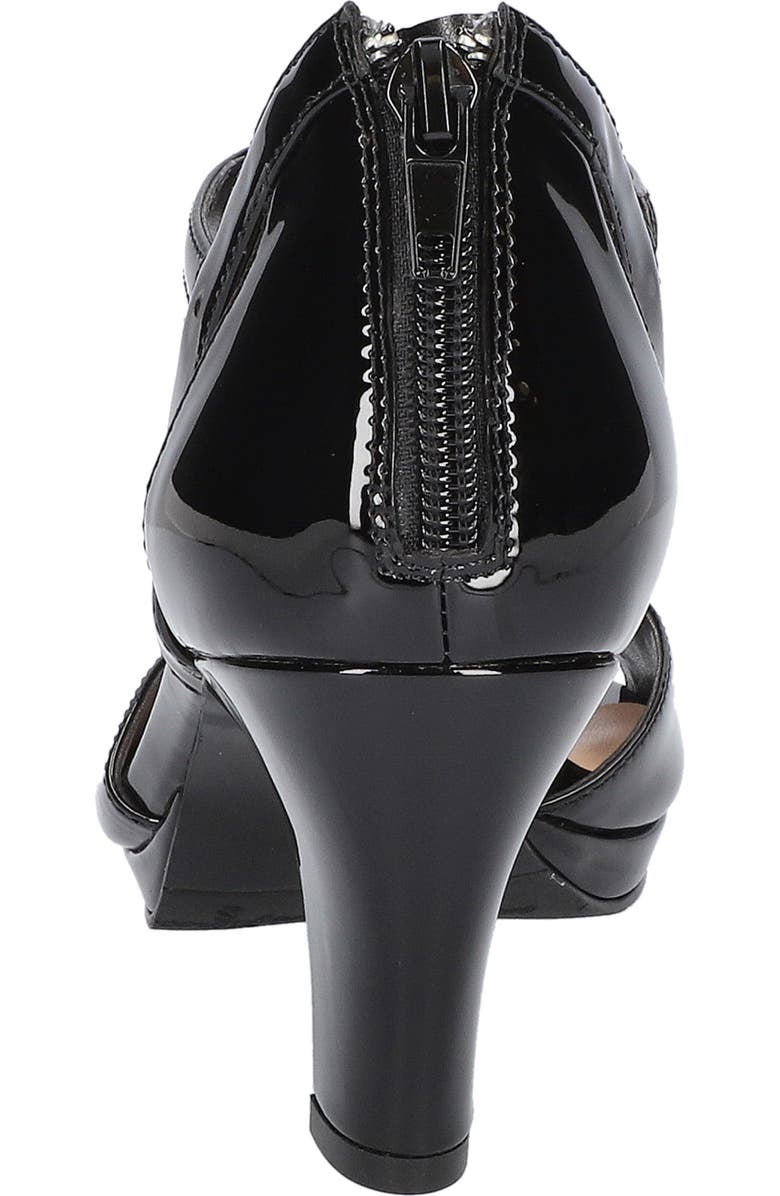 EASY STREET Flash T-Strap Sandal - Wide Width & Extra Wide Width Available, Alternate, color, Black Patent