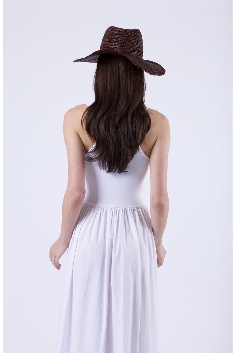 Emmanuelle Packable Crochet UPF 50+ Fedora, Alternate, color, ESPRESSO
