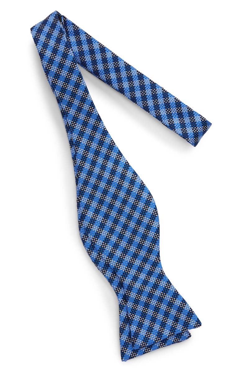 Ted Baker London Check Silk Bow Tie, Alternate, color,