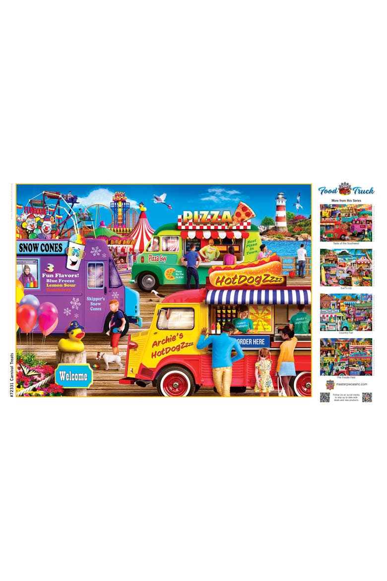 Carnival Treats 1000 Piece Jigsaw Puzzle, Alternate, color, Multicolor