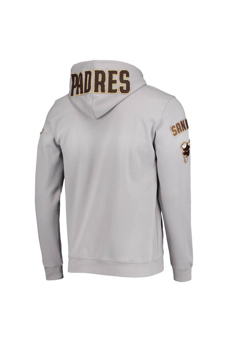Men's Pro Standard Gray San Diego Padres Team Logo Pullover Hoodie, Alternate, color, Gray