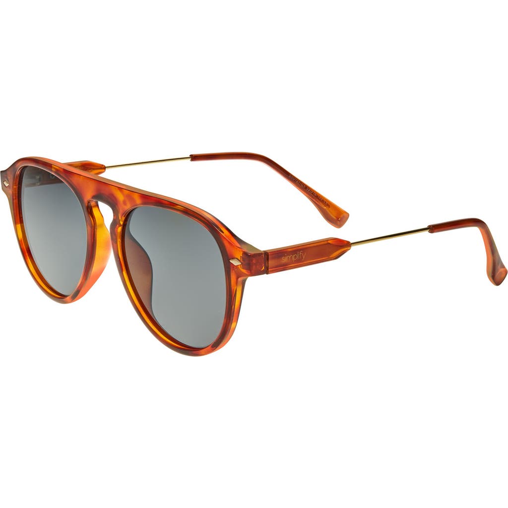 Simplify Carter Polarized Sunglasses In Tortoise/black